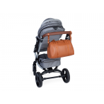 Prebaľovacia taška Mommy Club Signature Vegan Leather Brown- Childhome